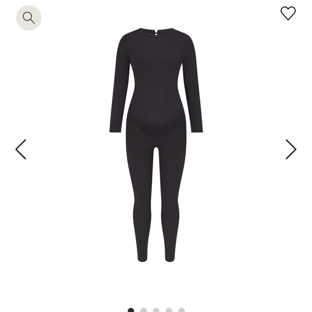 SKIMS FITS EVERYBODY MATERNITY LONG SLEEVE CATSUIT